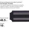 Magnetic Knife Strip Holder Rack 15.5 inch 2 Pack Enhanced Powerful Magnet Kitchen Storage Display Organizer Easy Install Secure Safe Laundry Garage Workshop Shed