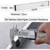 Petgin Knife Magnetic Strip Upgraded 10 Inch SUS304 Stainless Steel Magnetic Knife Holder for Wall | Knife Magnet Strip No Drilling