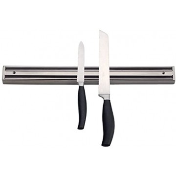 RSVP International Stainless Steel Magnetic Knife Bar 18-Dual Strips Satin Finish