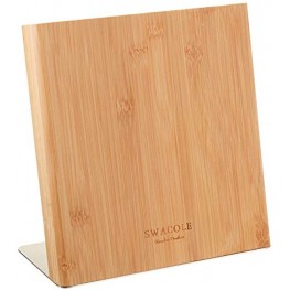 Swacole Magnetic Knife Holder with High Powered Magnet Bamboo Magnetic Knife Holder & Organizer