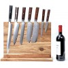 Uniharpa 16x 12 Inches Double Side Magnetic Knife Block Holder Rack Magnetic Stands with Strong Enhanced Magnet & Anti Slip Feetfor Safe.XL