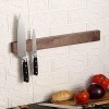 Walnut Magnetic Knife Holder for Wall- Powerful Wood Magnetic Knife Strip for Organizing your Kitchen 12 inches
