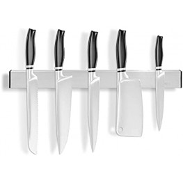 WLUSSELL Magnetic Knife Holder for Wall 16 Inch Stainless Steel Knife Magnetic Strip Magnetic Knife Strip Bar Rack Block for Kitchen Utensil Holder