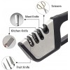 4 in 1 kitchen accessories kitchen knife sharpener quality upgrade non-slip version home kitchen tools accessories grinding polishing cutting edge knife sharpeners.