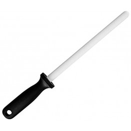 Ceramic Honing Rod Knife Sharpener Rod Professional Sharpening Rod Stick  for Kitchen,Home&Chef Firm-Grip Handle 8IN