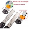 DMD Diamond Sharpening Stone #400 600 Knife sharpener Double Sided Folding Orange 1pcs