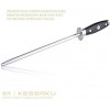 Kessaku 10-Inch Sharpening Steel Honing Rod Dynasty Series G10 Full Tang Handle