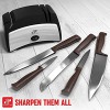 Knife Sharpener Electric 3-in-1 Tool Sharpening Machine for Knives and Scissors 2 Stage Multi-Angle Sharpen Kitchen Appliance Kit New Model