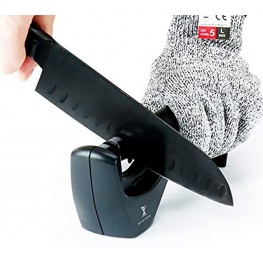 Knife Sharpeners Kitchen 3-Stage Kit with anti cutting glove Kitchen Portable gadget Restaurant grade accessories Knives sharpener equipment for chef Easy to use cooking tools