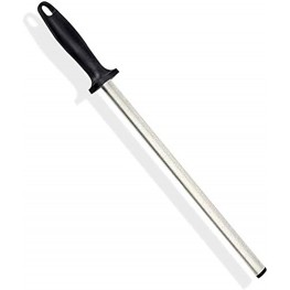 Premium 17-Inch Diamond Knife Sharpener Steel Oval Shaft Ultra-Fine 1600 Grit Suitable for Ceramic Knives