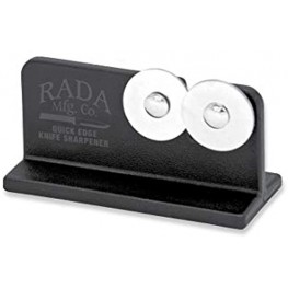Rada Cutlery Quick Edge Knife Sharpener – Stainless Steel Wheels Made in the USA