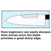 Seki Japan Whetstone Knife Sharpening Angle Guide 3.7 inch Stainless Steel Knife Sharpening Guide Rails for Grinding Knife Blade