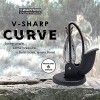 Warthog V-Sharp Curve 325 Grit Diamond Rods 25 Degree Angle Knife Sharpeners Kitchen Tools Professional Knife Sharpener System Easy to Use Ultra Compact No Adjustments