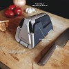 Work Sharp Culinary Kitchen Knife Sharpener with Ceramic Honing Rod Gray 7.2 x 4.5 x 5.2 inches