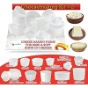 11 pcs Cheesemaking Kit №2 Butter Punched Сheese Mold Press Strainer cheese Tofu Press Mold Cheese Making Kit