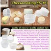7 pcs Cheesemaking Kit №1 Butter Punched Сheese Mold Press Strainer cheese Tofu Press Mold Cheese Making Kit