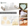 8 pcs Cheesemaking Kit Punched Сheese Mold Press Strainer cheese Basic Cheese Mold Heart 0,3 liters set of 8 pieces
