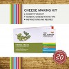 The Big Vegan Cheese Making Kit | Make 6 Easy Vegan and Gluten-Free Cheeses For All Occasions | Fast Fresh Homemade Cheese | Includes A Recipe Book and Ingredients 22oz
