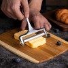 Cheese Slicer Wire Cutter Stainless Adjustable Thickness Heavy Duty Steel Cheese Cutter for Soft Hard Cheese Kitchen Cooking Baking 1 Replacement Wires Included YIDADA