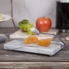 Creative Home Natural Marble 5 x 8 Cheese Slicer Cheese Butter Cutter with Replacement Wire Off-White patterns may vary