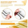 LEAGOKEE Cheese Slicer for Block Cheese- Adjustable Cheese Slicer with Wire and Screw Driver for Painless Replacement- Heavy Duty Spare Wire