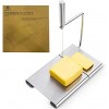 PL ZMPWLQ Cheese Slicer Stainless Steel Cheese Cutters with Accurate Size Scale Wire Cheese Slicer for Cheese Butter Cheese Cutter Wire Cheese Slicer