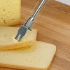Stainless Steel Double Wire Cheese Slicer Cheese Cutter with Fork Picker 2 Replacement Wires