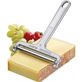 Westmark Germany Heavy Duty Stainless Steel Wire Cheese Slicer Angle Adjustable Grey,7" x 3.9" x 0.2" -
