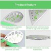 Leaf Herb Stripper Tool 9 Holes Leaf Herb Stainless Steel Stripping Tool with Curved Edge Blade for Kale,Chard,Mint,Thyme Basil,Collard Greens,Rosemary2 Pack