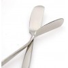 2 PCs Silvery Stainless Steel Spreader Butter Cheese Jam Cream Spreader Knife Length 6.4-in 16.3 cm