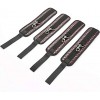 EXREIZST Expandable Metal Spreader Bar with 4 Adjustable Leather Straps Set Silver and Brown