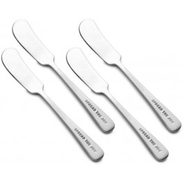 Towle Living Expressions Cheese Spreader s Set of 4 STAINLESS STEEL -