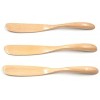 VPT Wooden Butter Knife Cheese Spreaders 6' Length set of 10