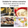 12 Pieces of Fondue Forks Premium Stainless Steel Chocolate Melter with Heat Resistant Handle for Cheese Meat Chocolate Dessert Roast Marshmallows