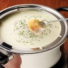 Nostalgia FPS200 6-Cup Stainless Steel Electric Fondue Pot with Temperature Control 6 Color-Coded Forks and Removable Pot Perfect for Chocolate Caramel Cheese Sauces and More