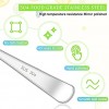2 Pieces 8.3 Inches Stainless Steel Slotted Spoon Skimmer Slotted Spoon Kitchen Cooking Serving Spoon with 16 Holes Strainer Skimmer Cooking Utensils for Cooking Baking