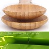 Bamboo Wooden Spoons for Cooking Large Serving Spoons Long Handle Mixing Spoons Natural Bamboo Kitchen Cooking Utensils Spoon for Soup Stirring Stockpot 13 Inch Safe for Nonstick