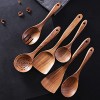 Kitchen Utensil Set Non-Stick Cookware Kitchen Tool Wooden Cooking Spoons Natural Acacia Wood Spoon and Spatula Wooden Spoon for Salad Fork.