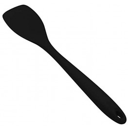 KUFUNG Silicone Spatula Spoon BPA Free & Food Grade High Heat Resistant to 480°F Mix Thick Batters Scrape Sauces Stir Pasta & MoreBlack Spoon