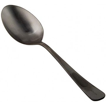 Mercer Culinary 18-8 Stainless Steel Plating Spoon 9 Inch Black