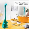 OTOTO Papa Nessie Spoon- Food-grade and BPA-free Pasta Fork- Heat Resistant Spaghetti Spoon Server- Dishwasher Safe Pasta Spoon with Teeth- Measurements of Pasta Server: 11.22 X 3.35 X 2.17 inches