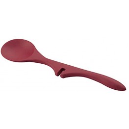 Rachael Ray Tools Silicone Lazy Spoon Kitchen and Cooking Utensil 13 Inch Burgundy Red