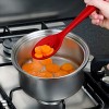 Silicone Nonstick Slotted Spoons Set 2-Piece Heat-Resistant Cooking Utensil Spoons for Stirring Scooping and Mixing Large Kitchen Serving Spoon …