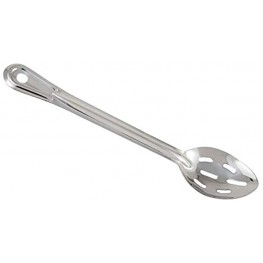 Winco Slotted Stainless Steel Basting Spoon 15-Inch