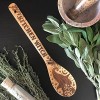 Witchy Halloween Laser Engraved Bamboo Large Wooden Spoon Kitchen Witch