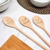 Wooden Serving Spoons 1st 2nd 3rd Place Housewarming Gift 14 In 3 Pack
