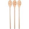 Wooden Serving Spoons 1st 2nd 3rd Place Housewarming Gift 14 In 3 Pack