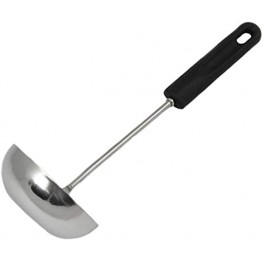 Chef Craft Basic Stainless Steel Cooking Ladle 11.5 inch Black