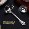 DILUOOU Gravy Soup Ladle,18 10 1 ozStainless Steel Small Gravy Serving Ladle for Cooking or Serving Soup Spoon,for Party,Christmas