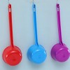 DOITOOL 3PCS Water Ladle Plastic Water Scoop Bath Ladle Dipper Shampoo Ladle Cup with Long Handle for Kitchen Bathroom Garden
